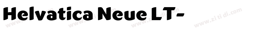 Helvatica Neue LT字体转换